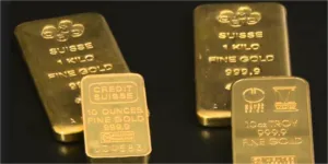 loaning signified by gold bars